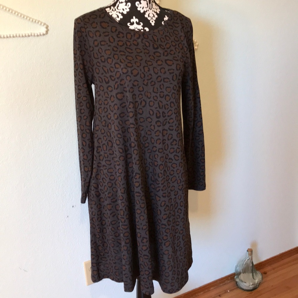 Darling Animal Print Boden Swing Dress